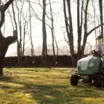 how to transport a riding lawn mower